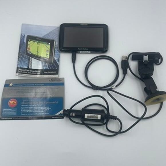 Magellan Roadmate 3045 With Accessories Tested Cords Mount Charger Manual - Picture 1 of 8